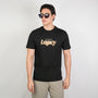 Men’s Slim Cotton Crew Neck Message Print Tee