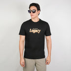 Men’s Slim Cotton Crew Neck Message Print Tee