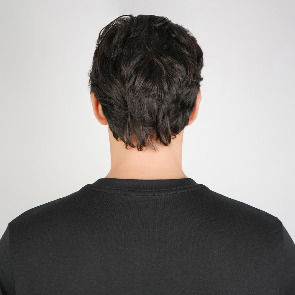 Men’s Slim Cotton Crew Neck Message Print Tee