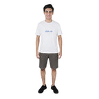 Men’s Slim Cotton Crew Neck Message Print Tee