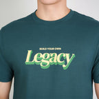 Men’s Slim Cotton Crew Neck Message Print Tee