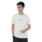 Men’s Slim Cotton Crew Neck Message Print Tee