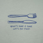 Men’s Slim Cotton Crew Neck Message Print Tee