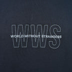 Men Slim Fit World Without Strangers Tee