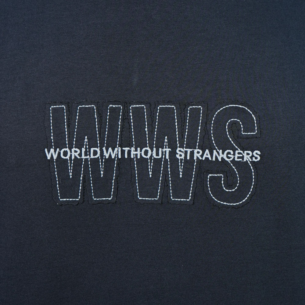 Men Slim Fit World Without Strangers Tee