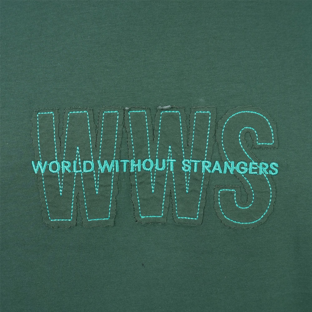 Men Slim Fit World Without Strangers Tee