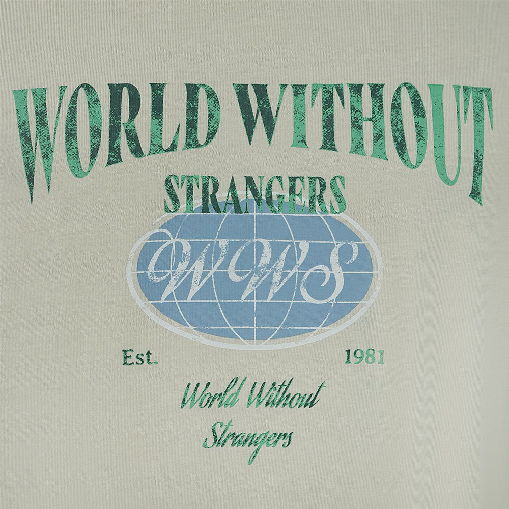 Men Slim World Without Strangers Tee