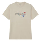 Men Slim World Without Strangers Print Tee