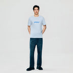 Men Slim World Without Strangers Print Tee