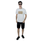 Men Slim Branding Graphic Cotton Tee