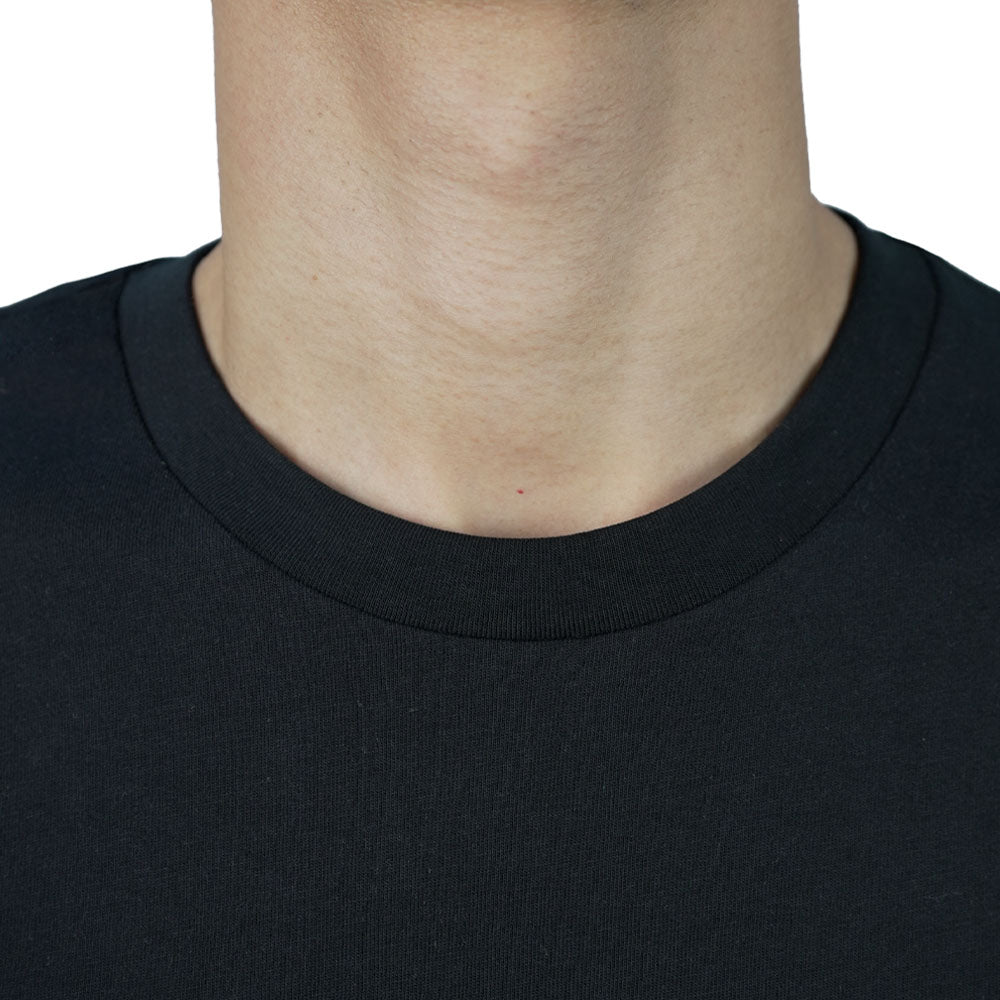 Men Slim Heritage Branding Cotton Print Tee