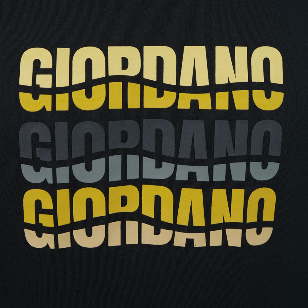 Men Slim Branding Logo Graphic Cotton Tee