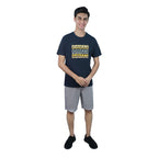 Men Slim Branding Logo Graphic Cotton Tee