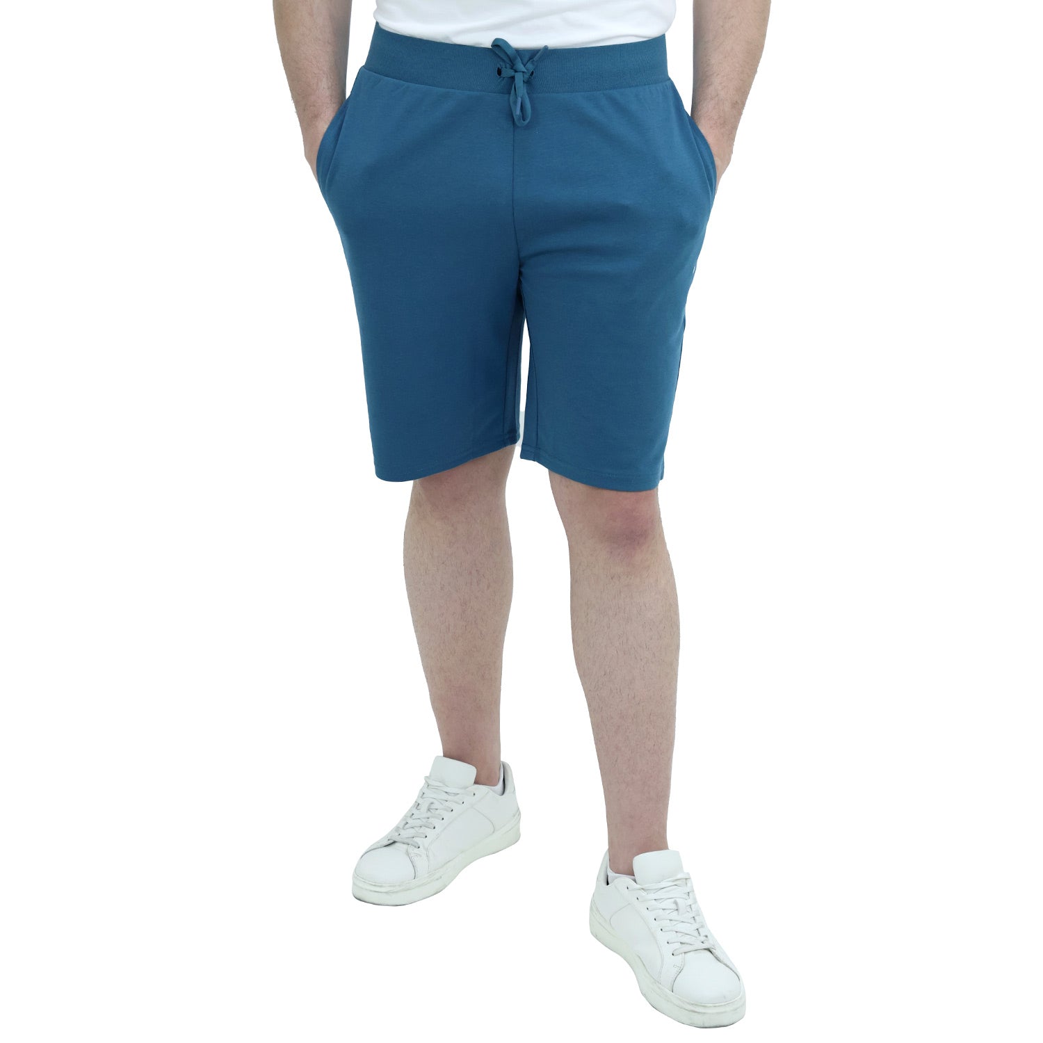 Giordano Men's Double Knit Shorts-Blue