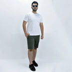 Giordano Men's G-Motion Shorts-Green