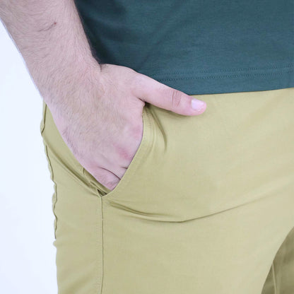 Men's Cotton Twill Bermuda Shorts - Comfort & Style