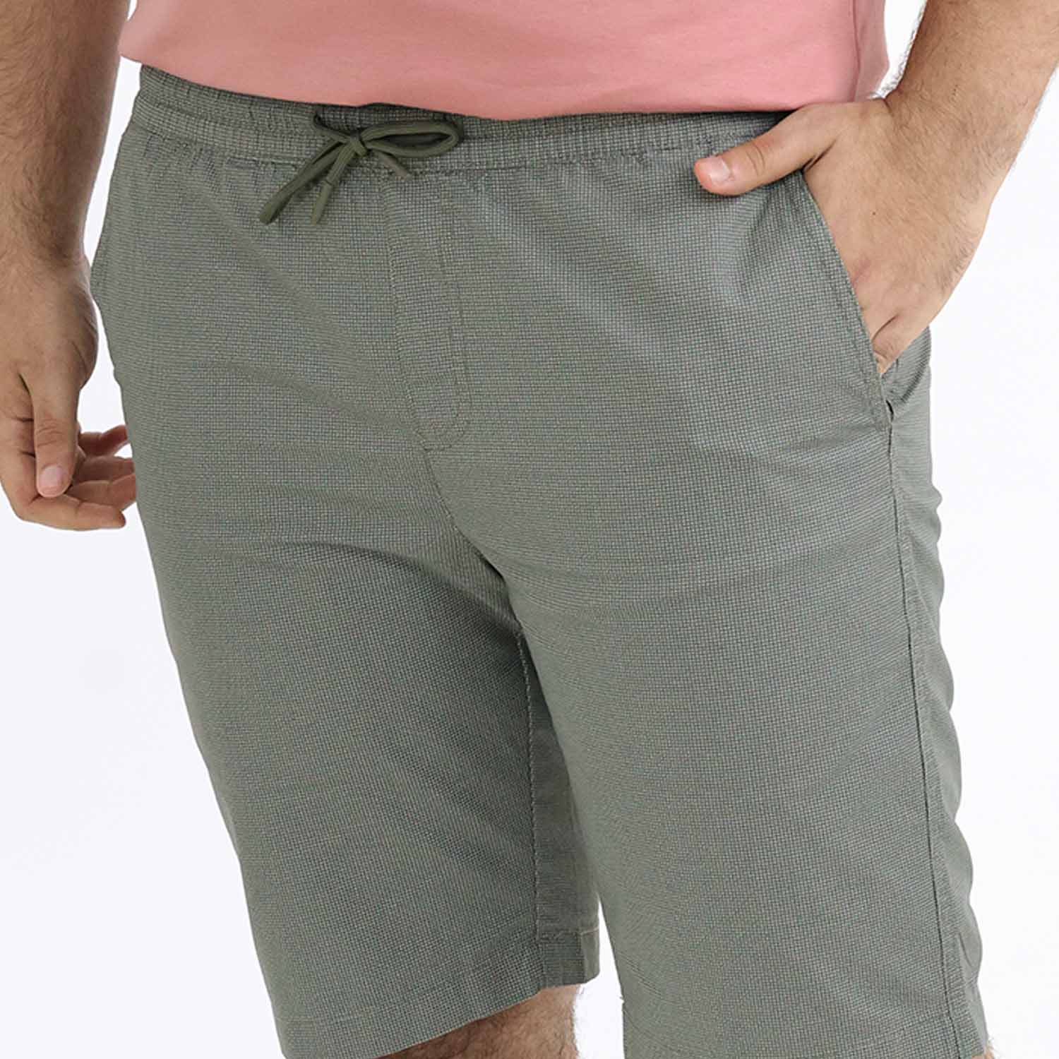 Men's Cotton Twill Bermuda Shorts - Comfort & Style