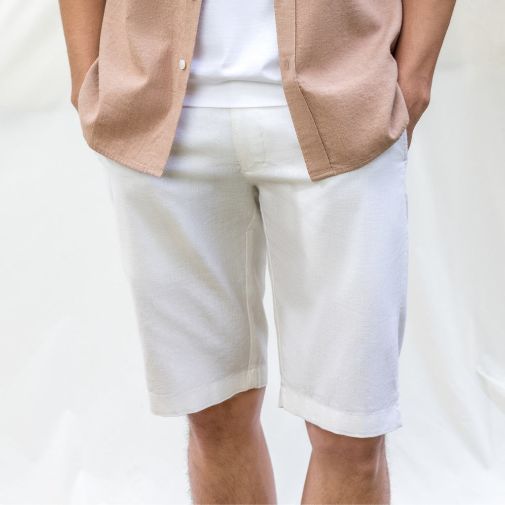 Men's Linen Cotton Shorts