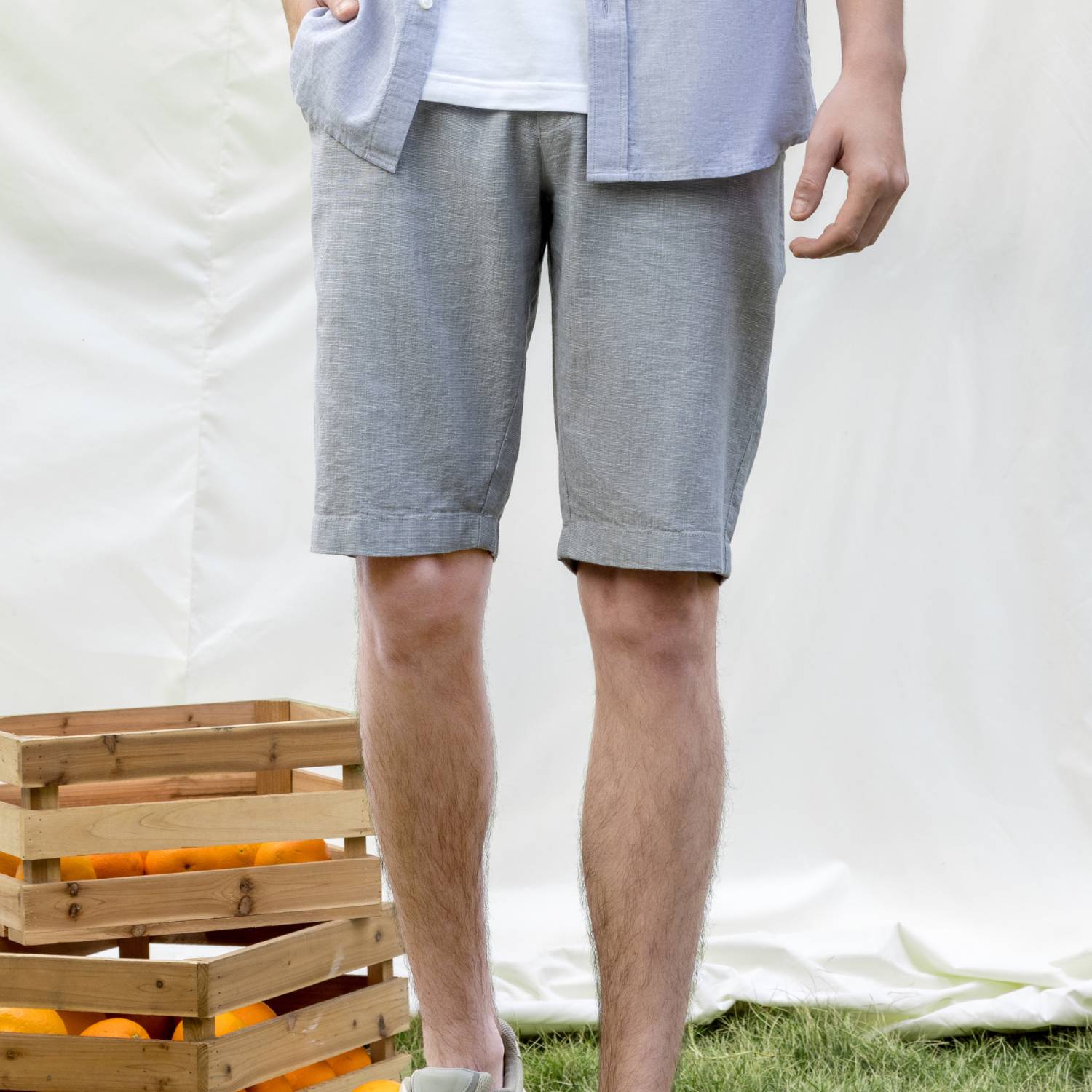 Men's Linen Cotton Shorts
