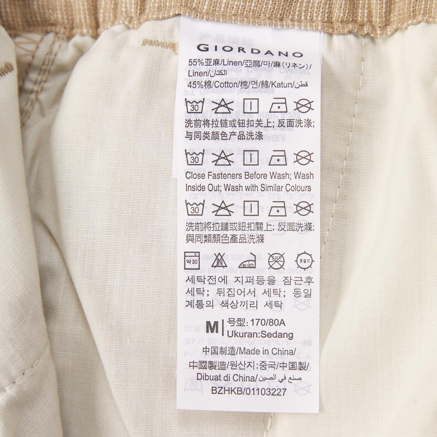 Men's Linen Cotton Shorts
