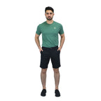 Men's Cotton Elastane Twill Low Rise Slim Fit Bermuda Shorts