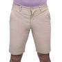 Giordano Men's Cotton Elastane Twill Low Rise Slim Fit Bermuda Shorts-Brown