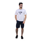 Men's Twill Mid Rise Elastic Waist Bermuda Shorts