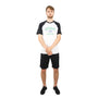 Giordano Men's Embroidery Shorts-Black