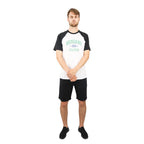 Giordano Men's Embroidery Shorts-Black