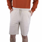 Giordano Men's Embroidery Shorts-Brown
