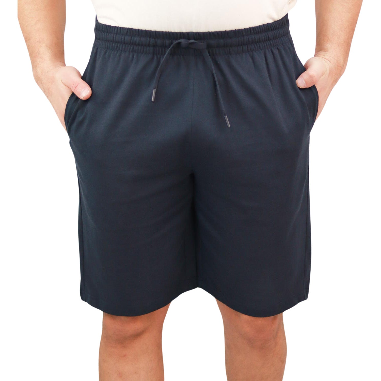 Giordano Men Cotton Jersey Shorts-Blue