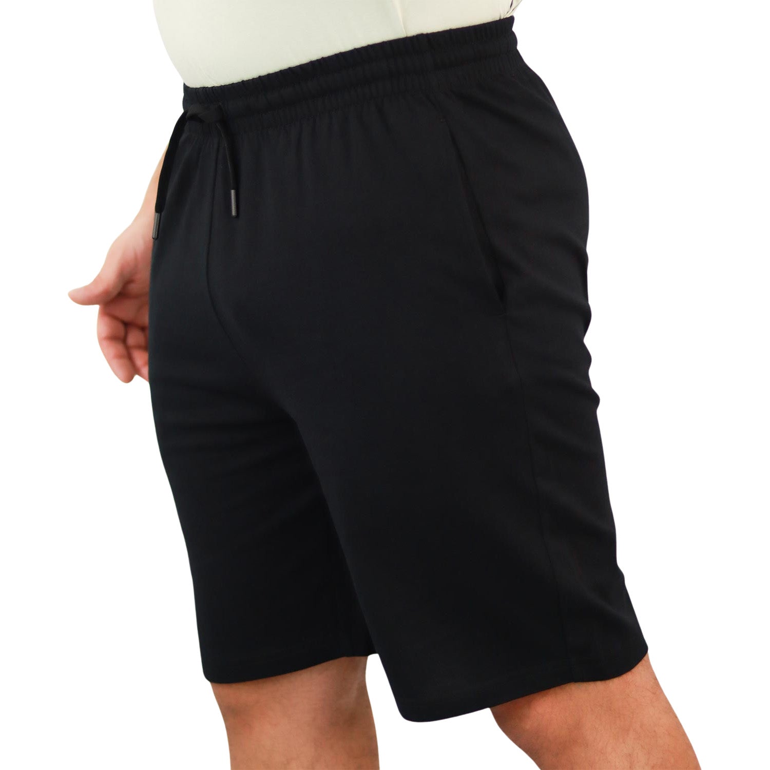 Giordano Men Cotton Jersey Shorts-Black