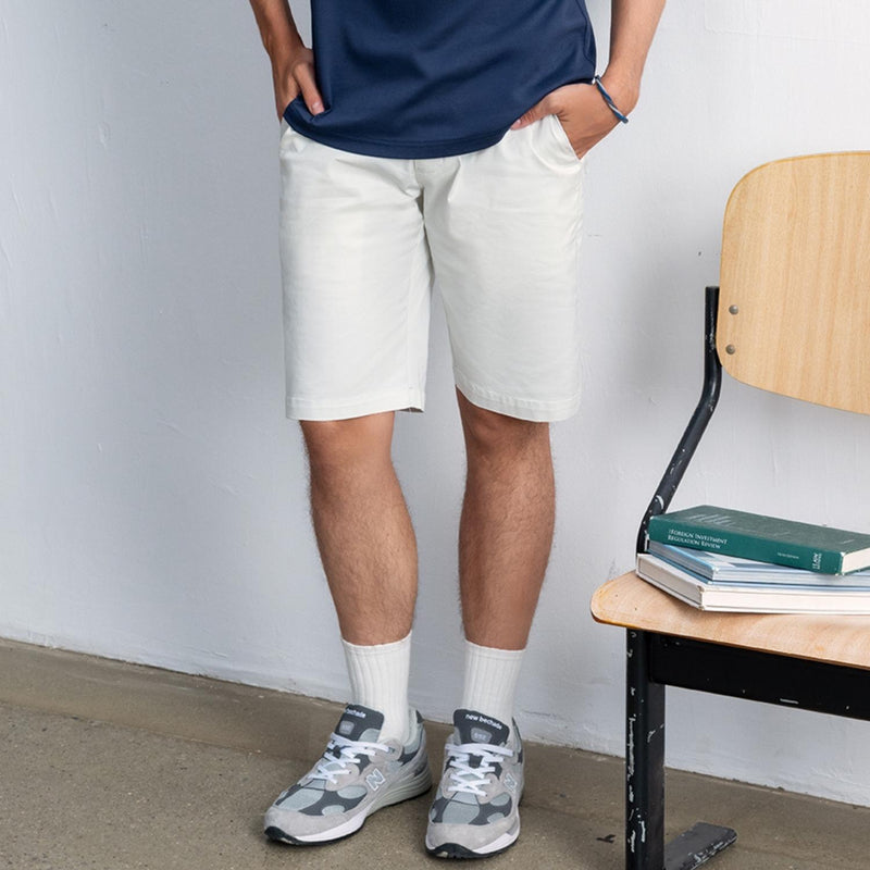 Men's Slim Fit Twill Shorts - Comfortable & Flexible