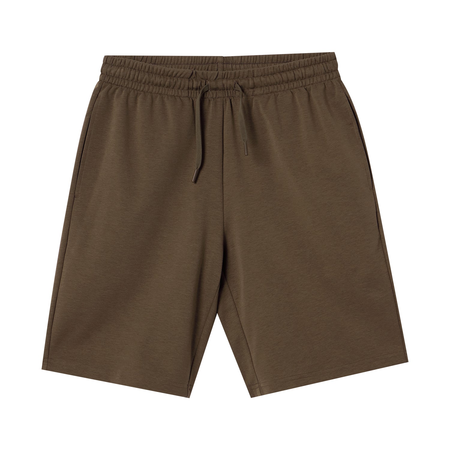 Giordano Men's Sorona Interlock Knit Shorts: Comfort & Style-Green