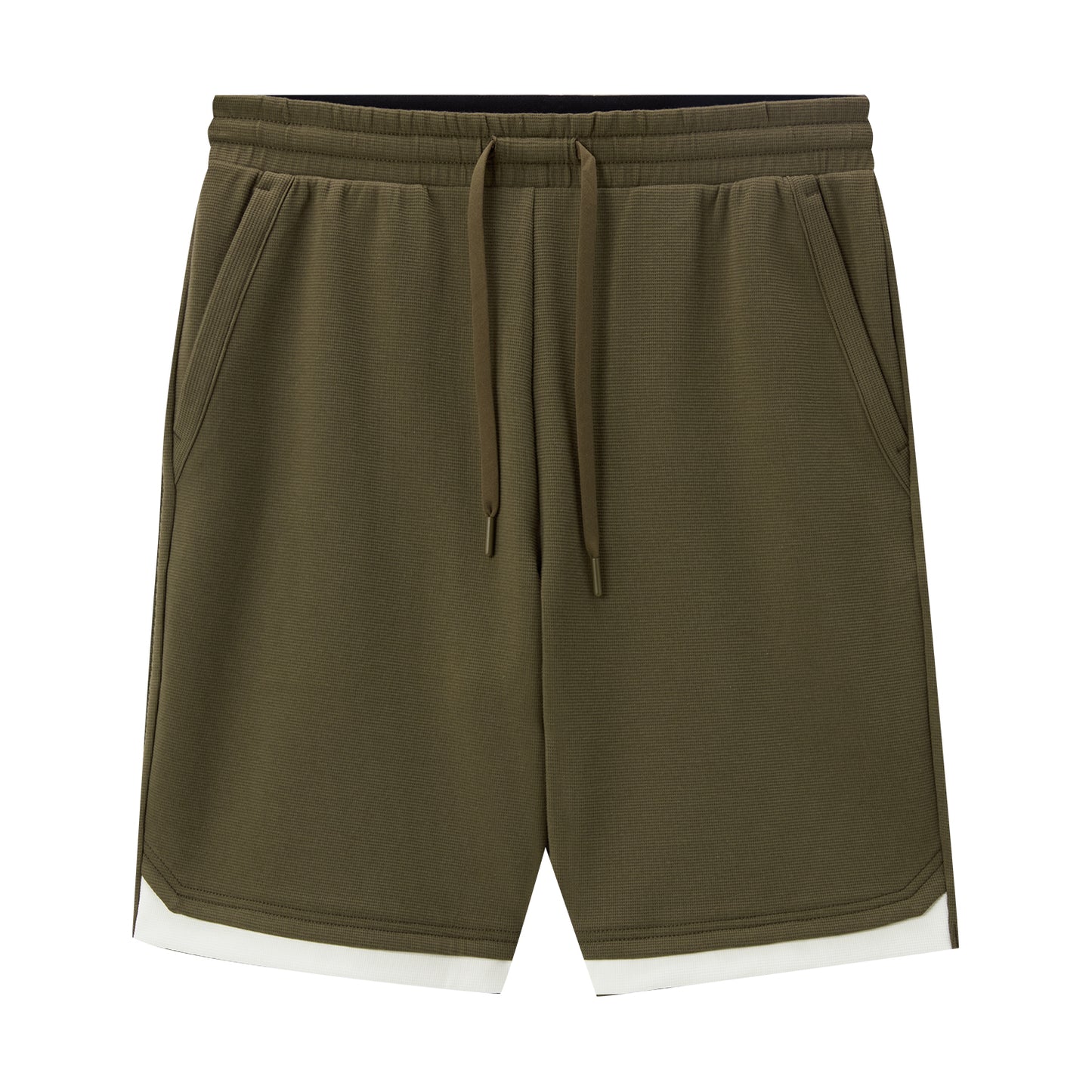 Men's Cotton Blend Waffle Knit Shorts