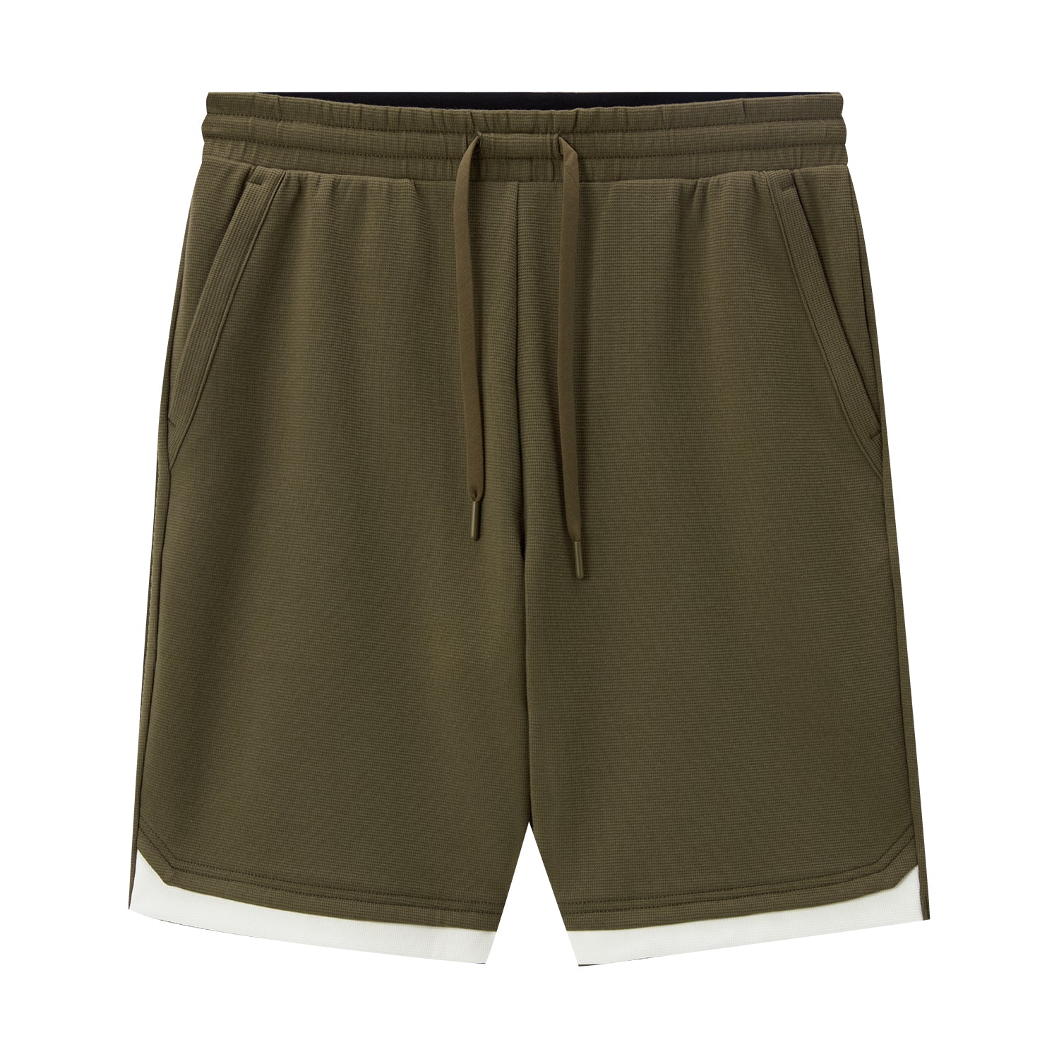Men's Cotton Blend Waffle Knit Shorts
