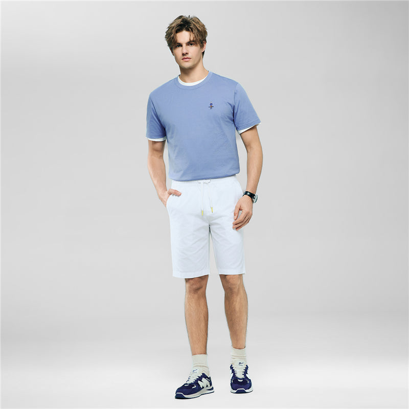 Men’s Slim Lightweight Twill Bermuda Shorts