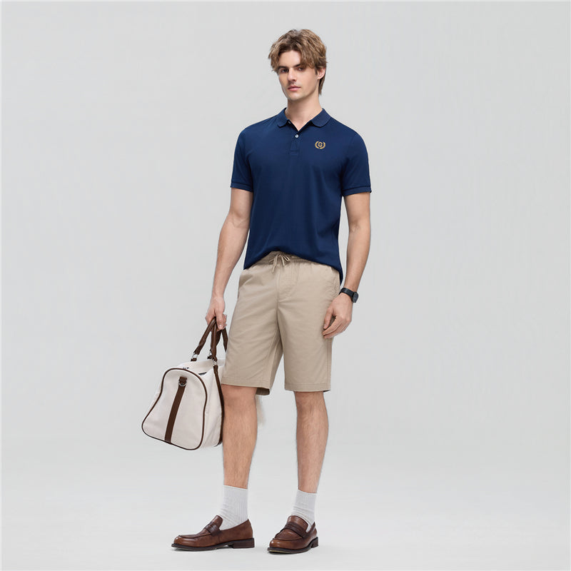 Men’s Slim Lightweight Twill Bermuda Shorts