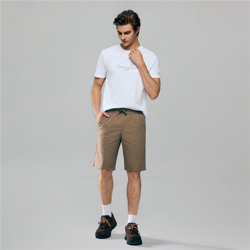 Men’s Slim Lightweight Twill Bermuda Shorts
