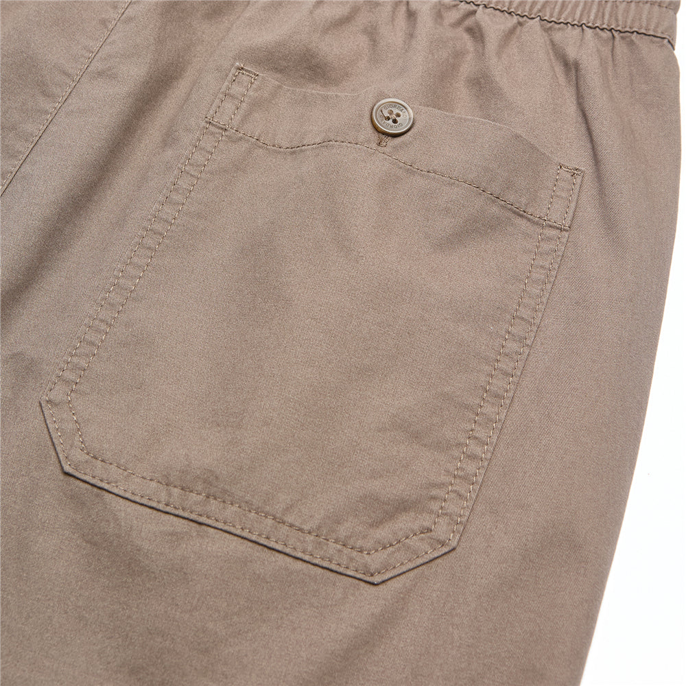 Men’s Slim Lightweight Twill Bermuda Shorts