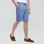 Men’s Slim Lightweight Twill Bermuda Shorts