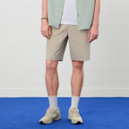 Men Relaxed Cotton Seersucker Shorts