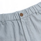 Men's Slim Linen Cotton Bermuda Shorts