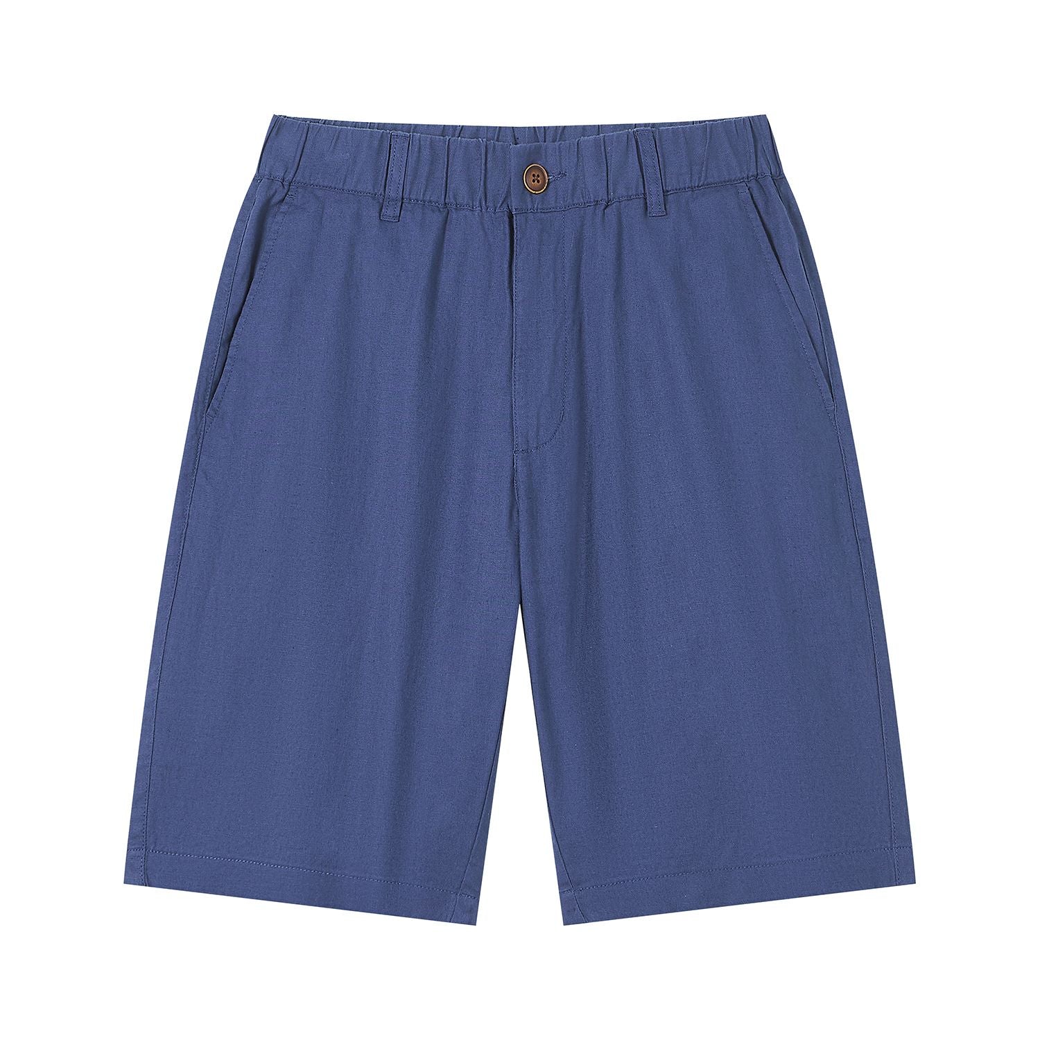 Men's Slim Linen Cotton Bermuda Shorts
