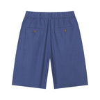 Men's Slim Linen Cotton Bermuda Shorts