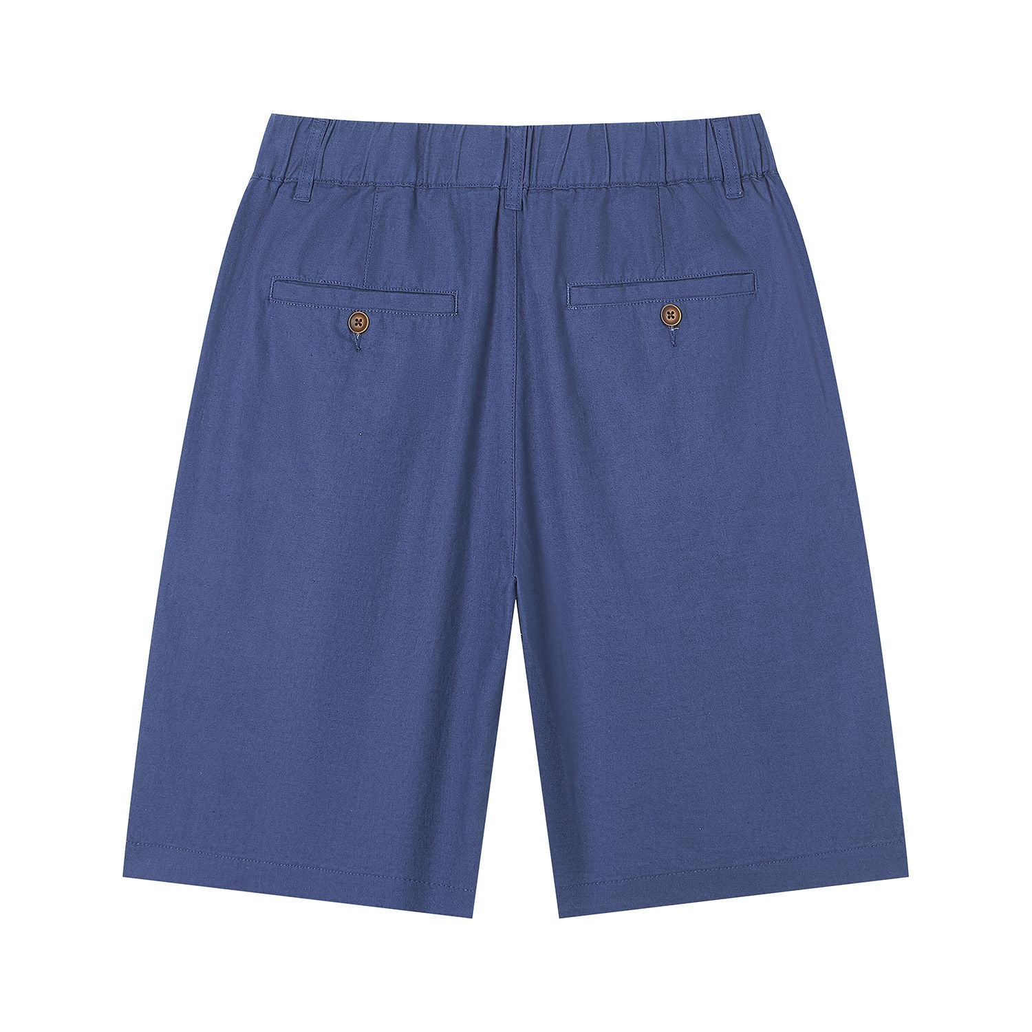 Men's Slim Linen Cotton Bermuda Shorts