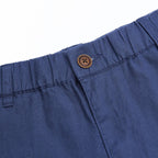 Men's Slim Linen Cotton Bermuda Shorts