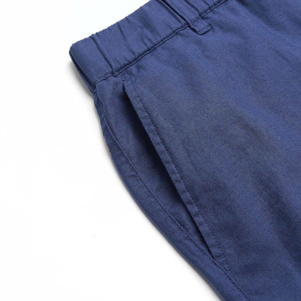 Men's Slim Linen Cotton Bermuda Shorts