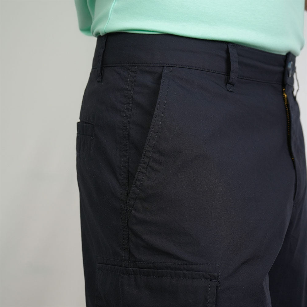 Men Relaxed Cotton Poplin Bermuda Shorts