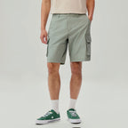 Men Relaxed Cotton Poplin Bermuda Shorts